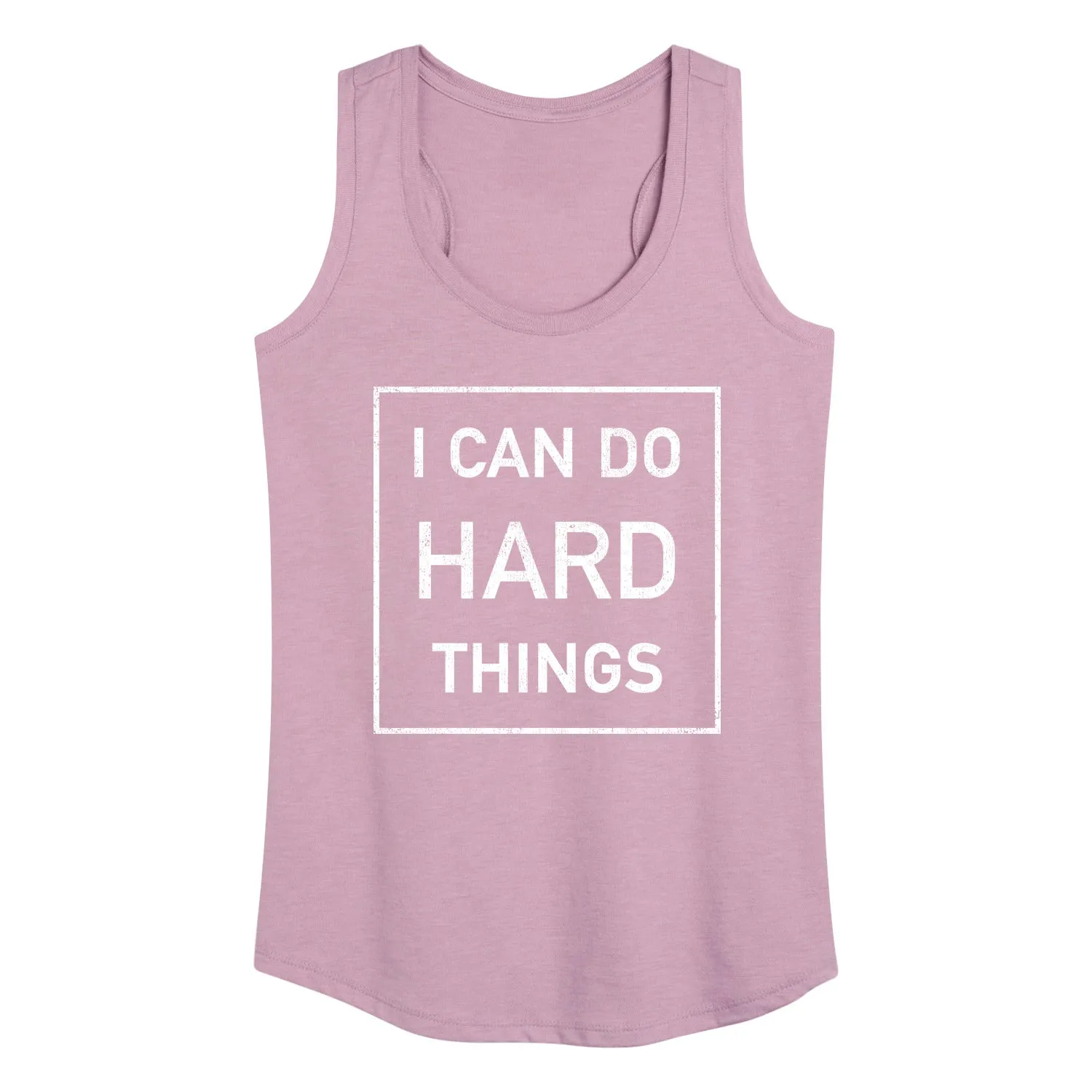 Instant Message - I Can Do Hard Things - Women's Racerback Tank Top sold by Zulily product image thumbnail 3