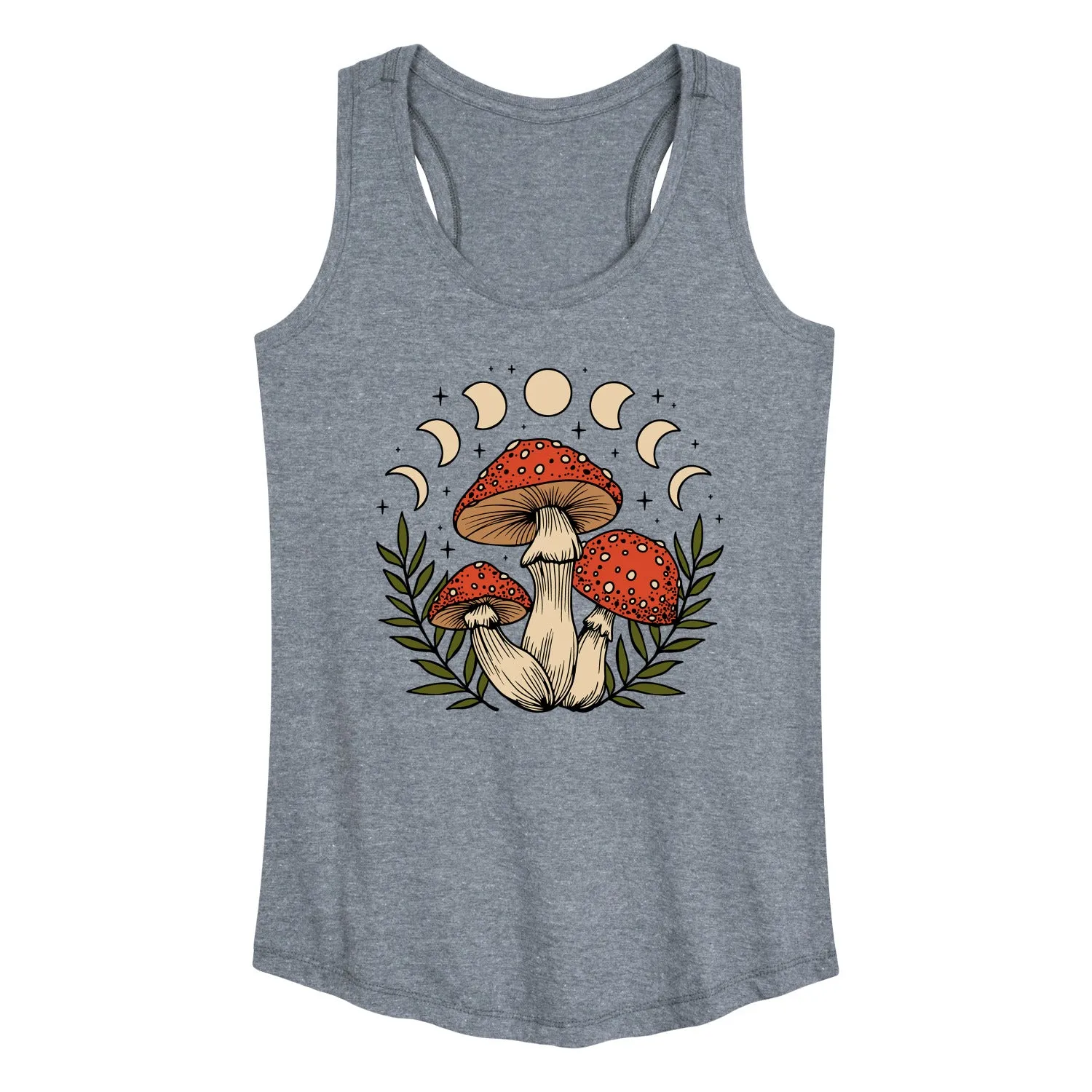 Instant Message - Fall Mushrooms - Women's Racerback Tank Top sold by Zulily