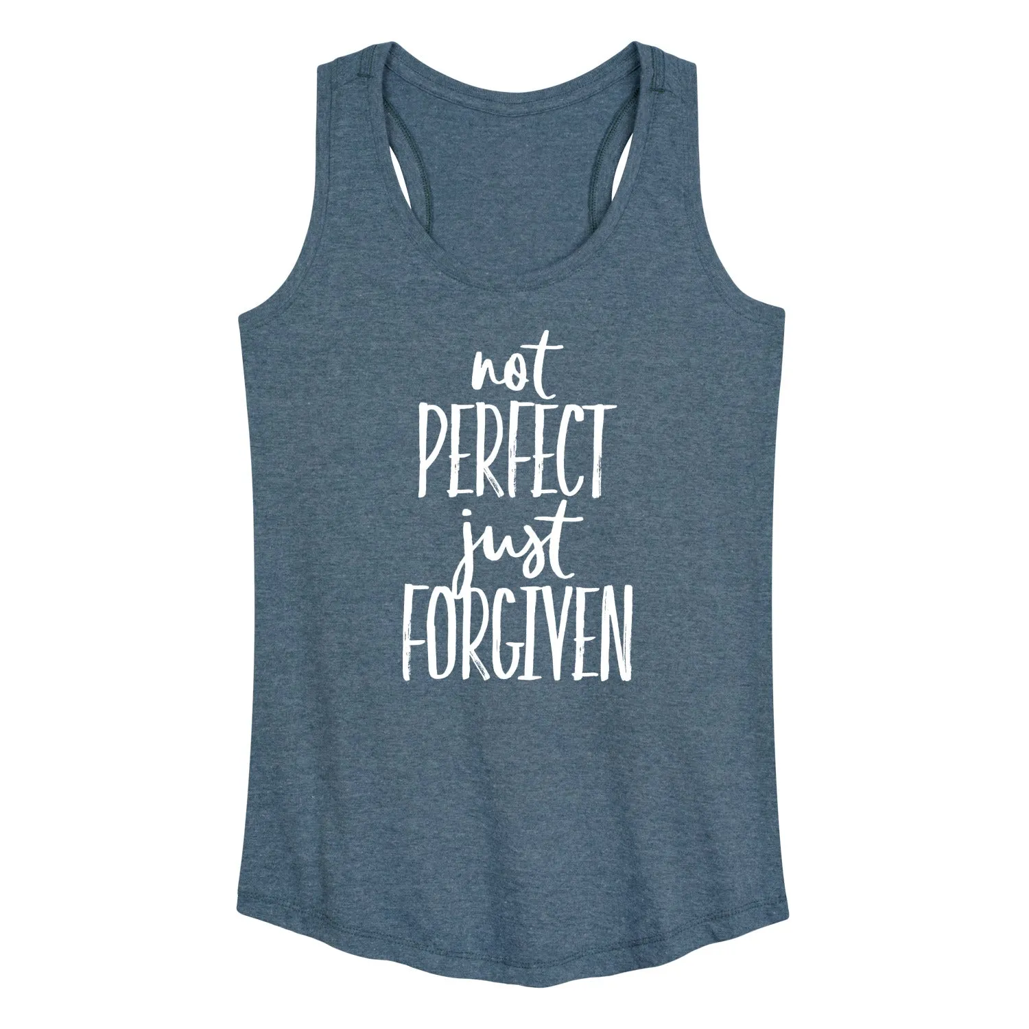 Instant Message - Not Perfect Just Forgiven - Women's Racerback Tank Top sold by Zulily