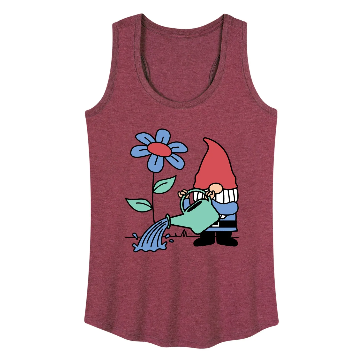 Instant Message - Gardening Gnome - Women's Racerback Tank Top sold by Zulily product image thumbnail 5