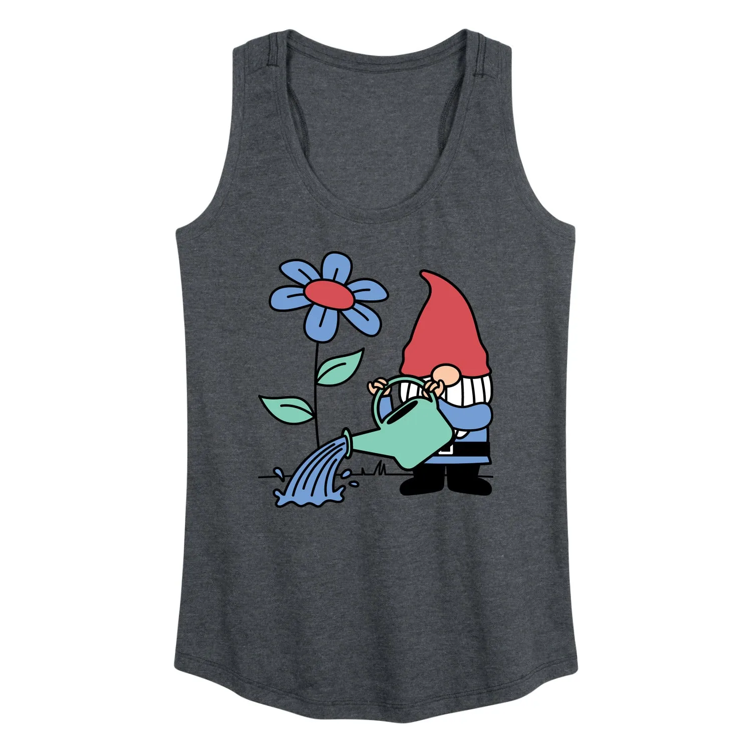 Instant Message - Gardening Gnome - Women's Racerback Tank Top sold by Zulily product image thumbnail 2