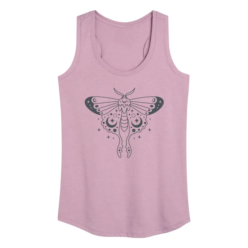 Instant Message - Celestial Luna Moth - Women's Racerback Tank Top sold by Zulily