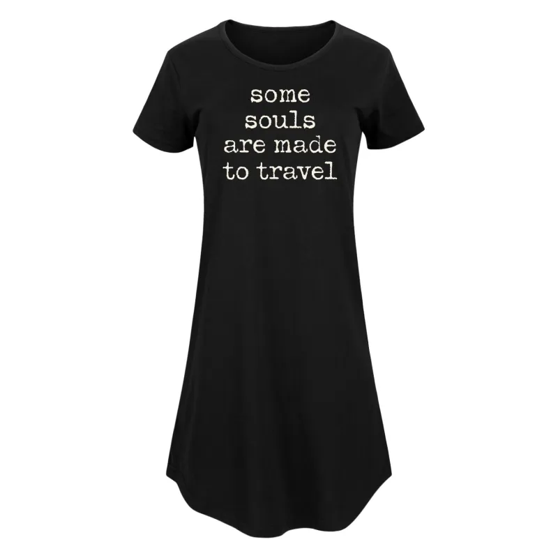 Instant Message - Some Souls Are Made To Travel - Women's Any Way Dress sold by Zulily