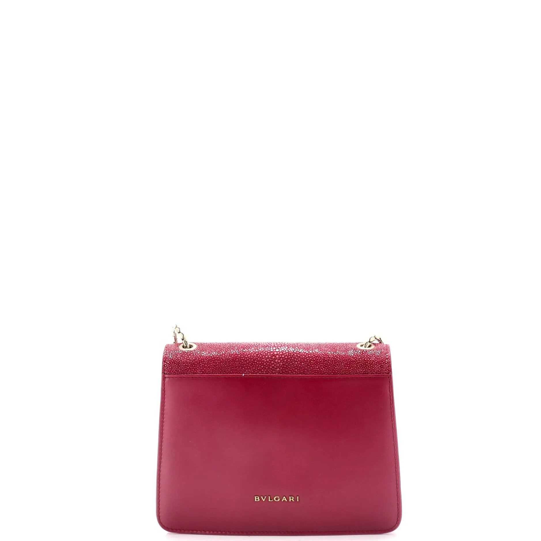 Pre-Loved Bvlgari Serpenti Forever Square Shoulder Bag Leather and Stingray Small sold by Zulily product image thumbnail 3