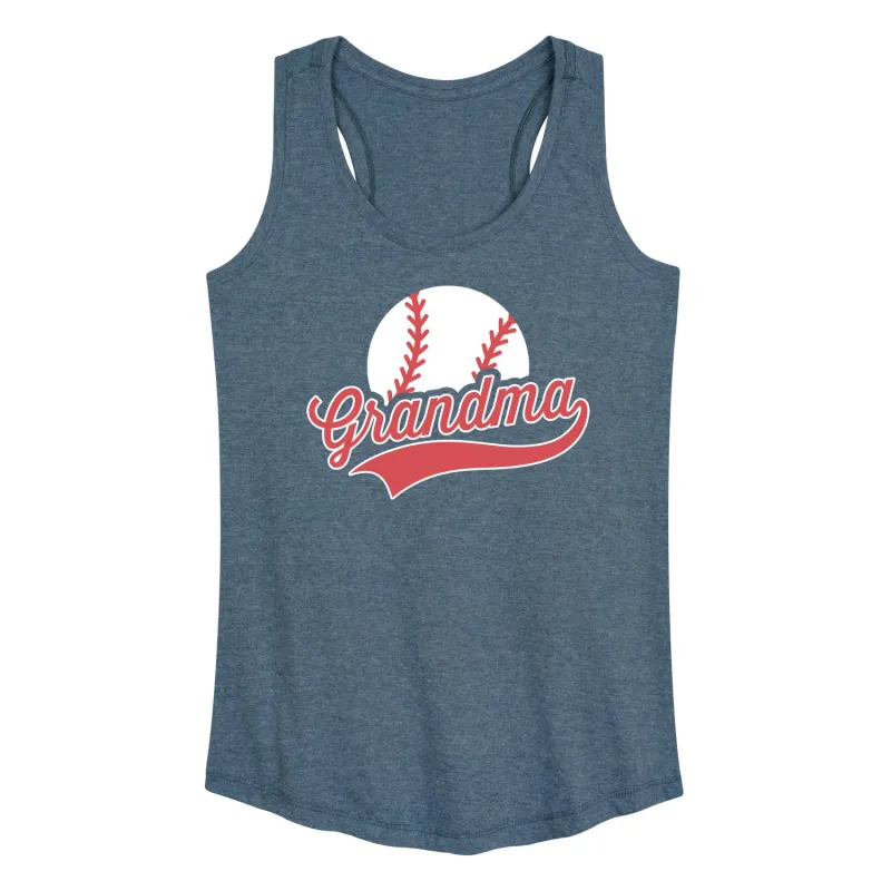 Instant Message - Baseball Grandma - Women's Racerback Tank Top sold by Zulily