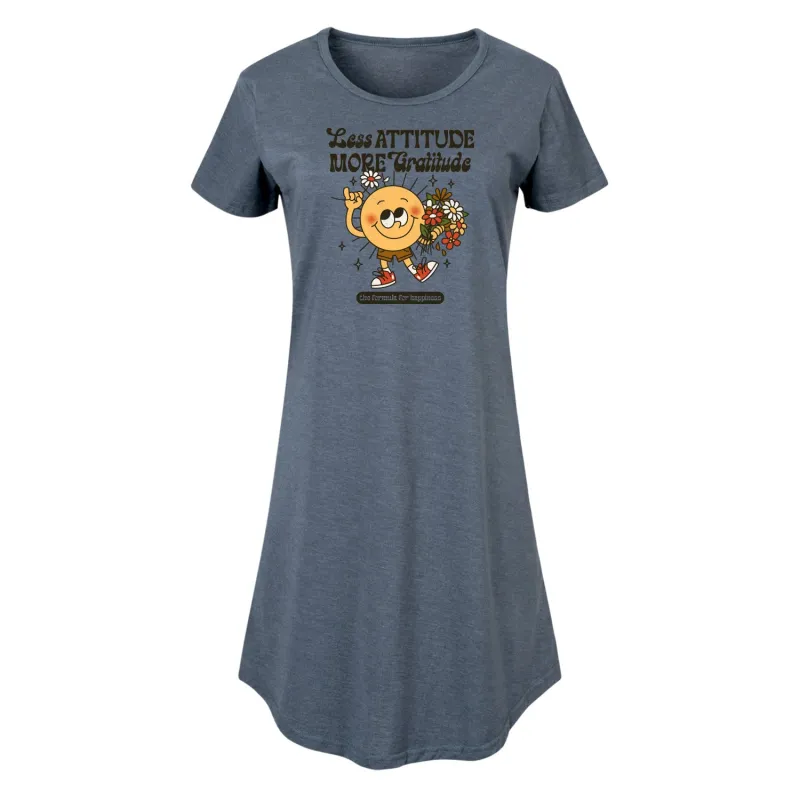 Instant Message - Inspiration - Less Attitude More Gratitude - Women's Any Way Dress sold by Zulily