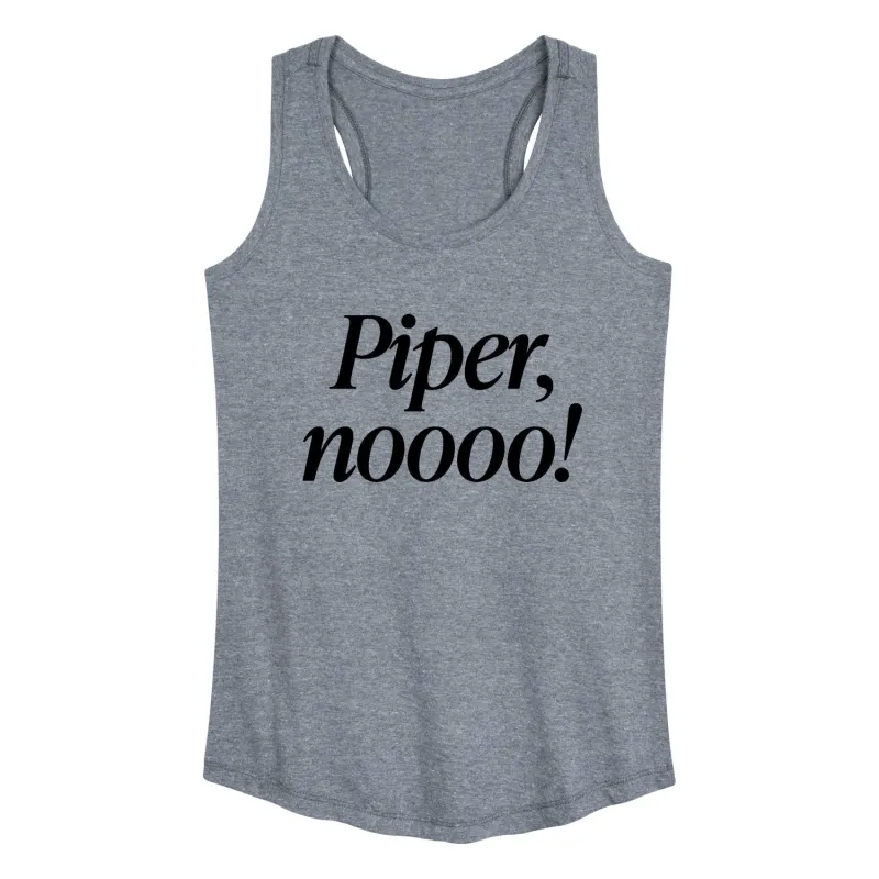 Instant Message - Piper No - Women's Racerback Tank Top sold by Zulily