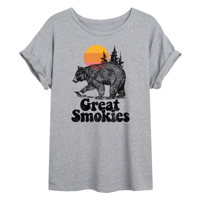 Instant Message - Great Smokies - Women's Oversized Graphic T-shirt sold by Zulily