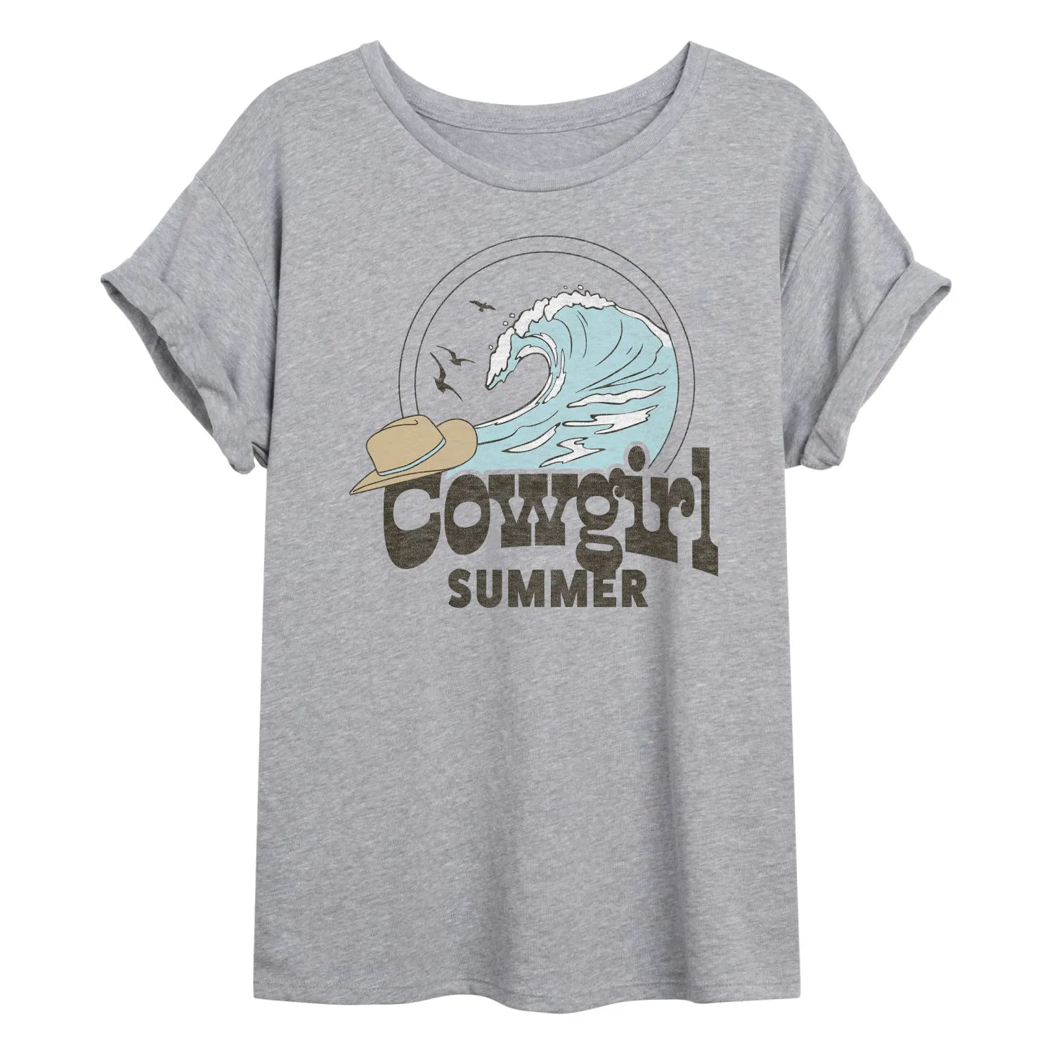 Instant Message - Cowgirl Summer - Women's Oversized Graphic T-Shirt sold by Zulily product image thumbnail 2