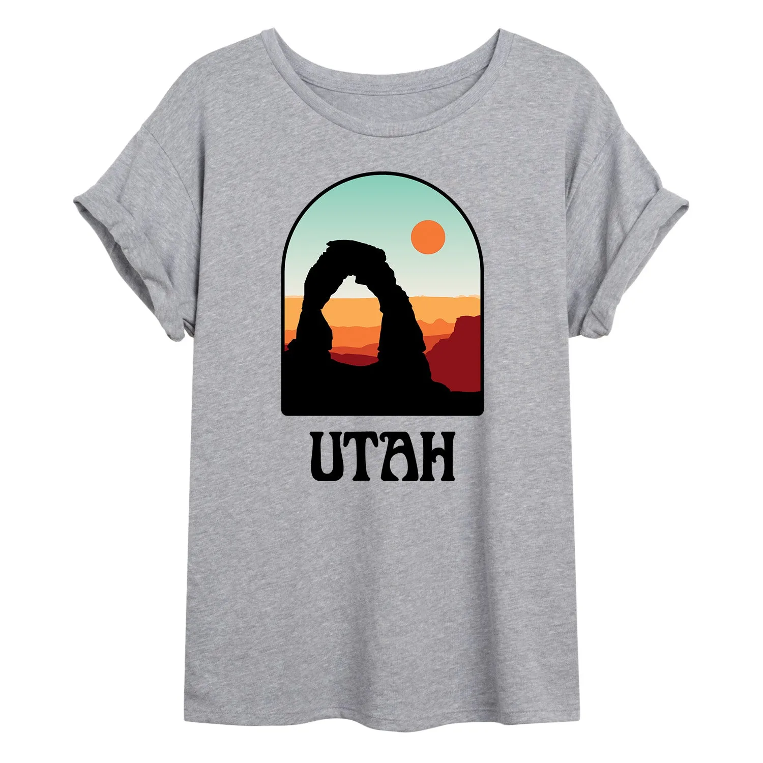 Instant Message - Vintage Utah - Women's Oversized Graphic T-shirt sold by Zulily