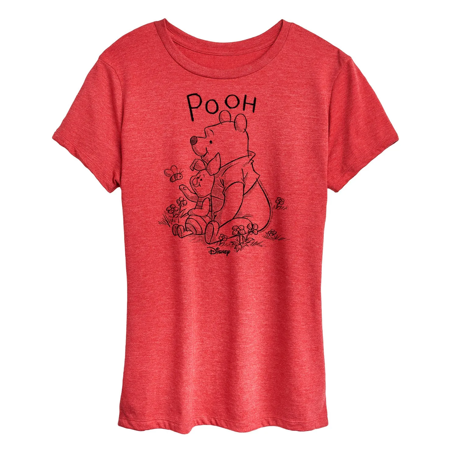 Winnie the Pooh - Pooh And Piglet With Bee - Women's Short Sleeve Graphic T-Shirt sold by Zulily product image thumbnail 3
