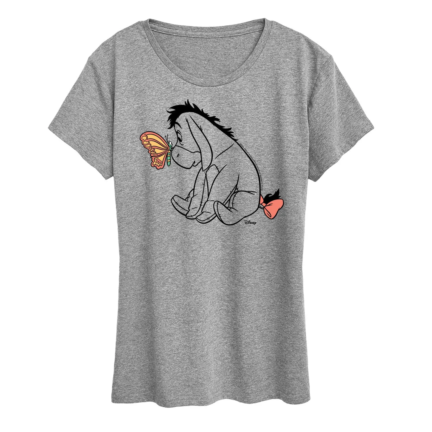 Winnie the Pooh - Eeyore And Butterfly - Women's Short Sleeve Graphic T-Shirt sold by Zulily