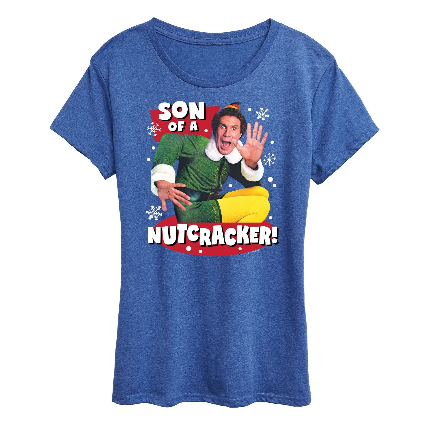 ELF - Christmas Son Of A Nutcracker - Women's Short Sleeve Graphic T-Shirt sold by Zulily product image thumbnail 4