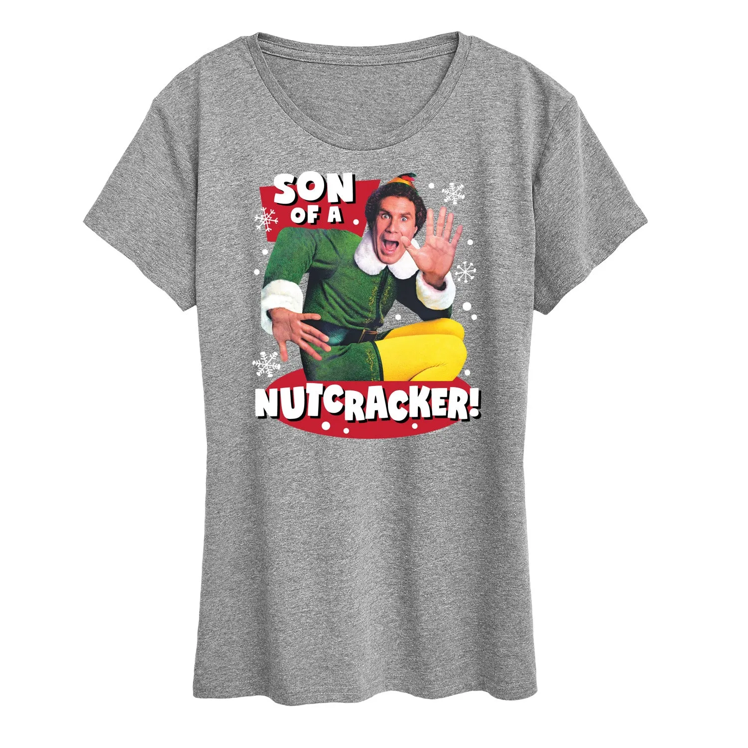 ELF - Christmas Son Of A Nutcracker - Women's Short Sleeve Graphic T-Shirt sold by Zulily
