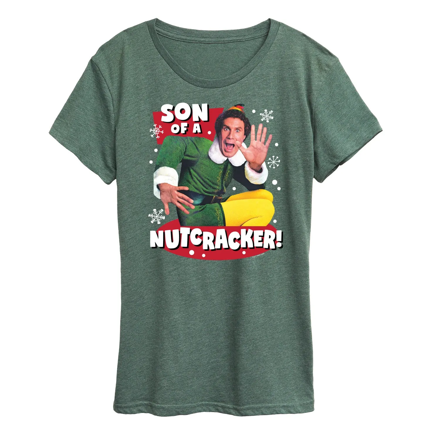 ELF - Christmas Son Of A Nutcracker - Women's Short Sleeve Graphic T-Shirt sold by Zulily product image thumbnail 3