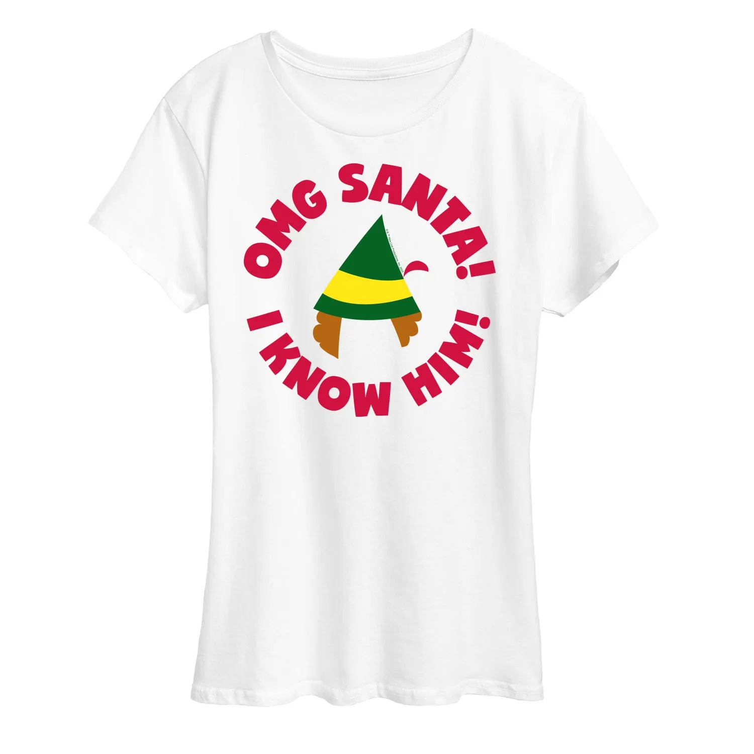 ELF - Christmas Family Set Omg Santa - Women's Short Sleeve Graphic T-Shirt sold by Zulily product image thumbnail 4