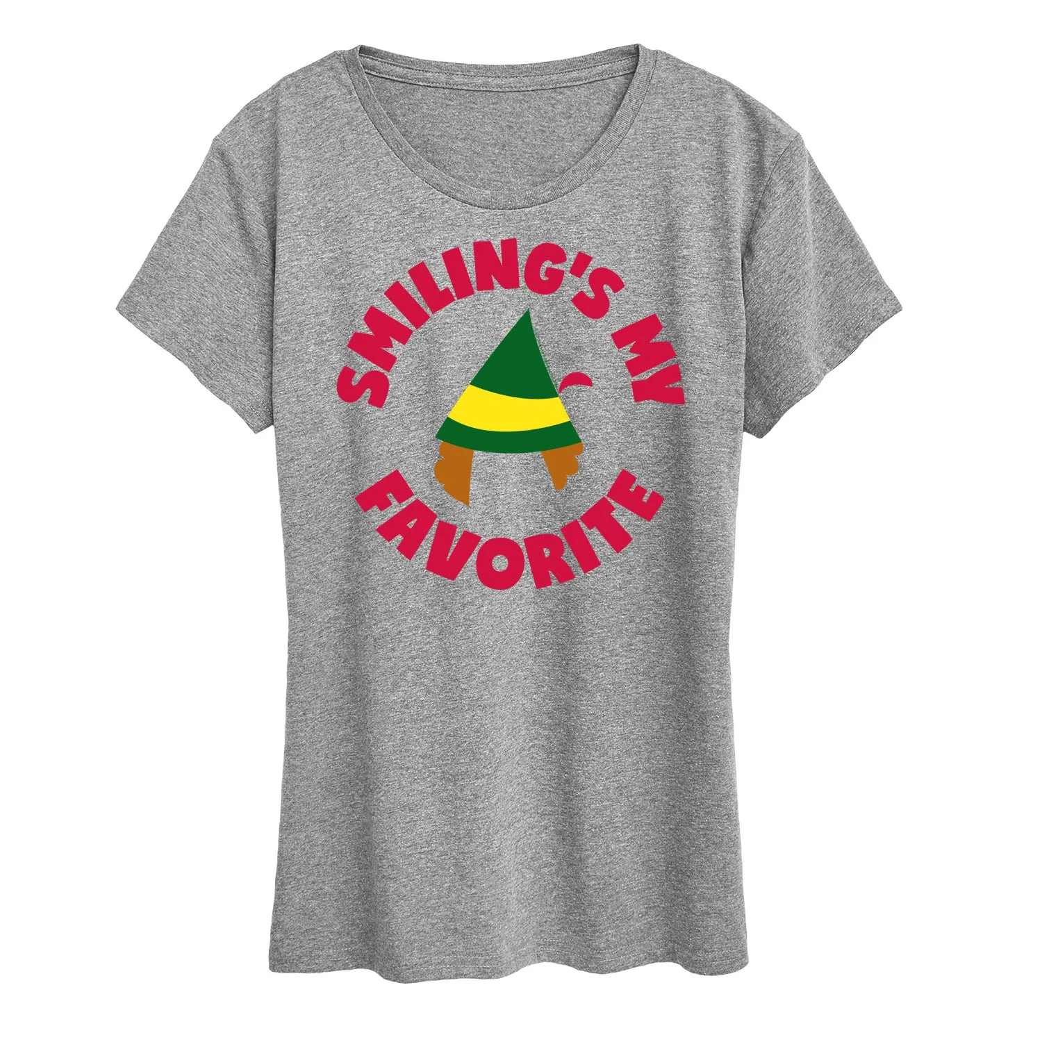 ELF - Christmas Family Set Smilings My Favorite - Women's Short Sleeve Graphic T-Shirt sold by Zulily product image thumbnail 2