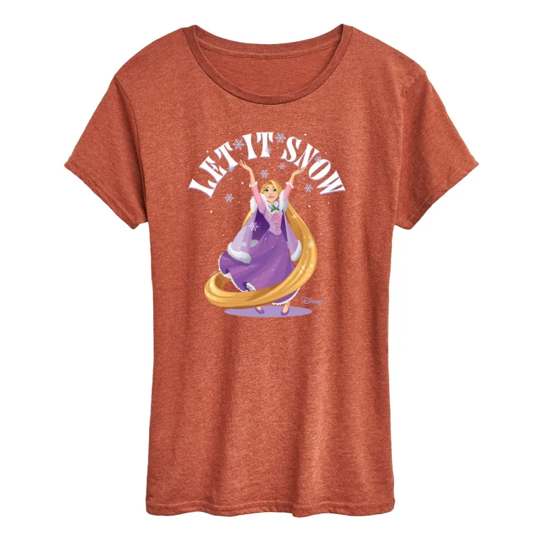 Disney - Let It Snow Gifts - Women's Short Sleeve Graphic T-Shirt sold by Zulily
