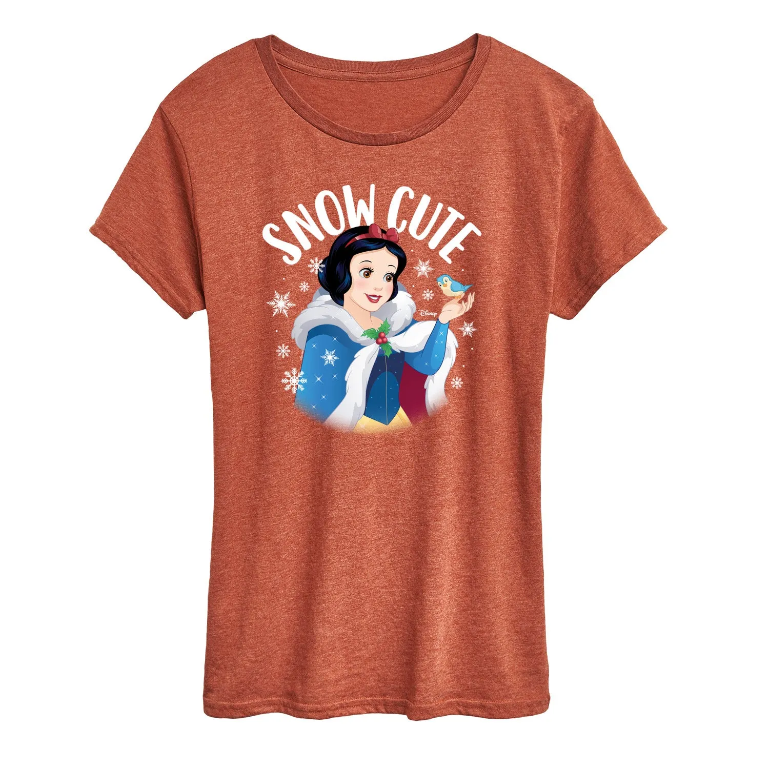 Disney - Snow Cute - Women's Short Sleeve Graphic T-Shirt sold by Zulily