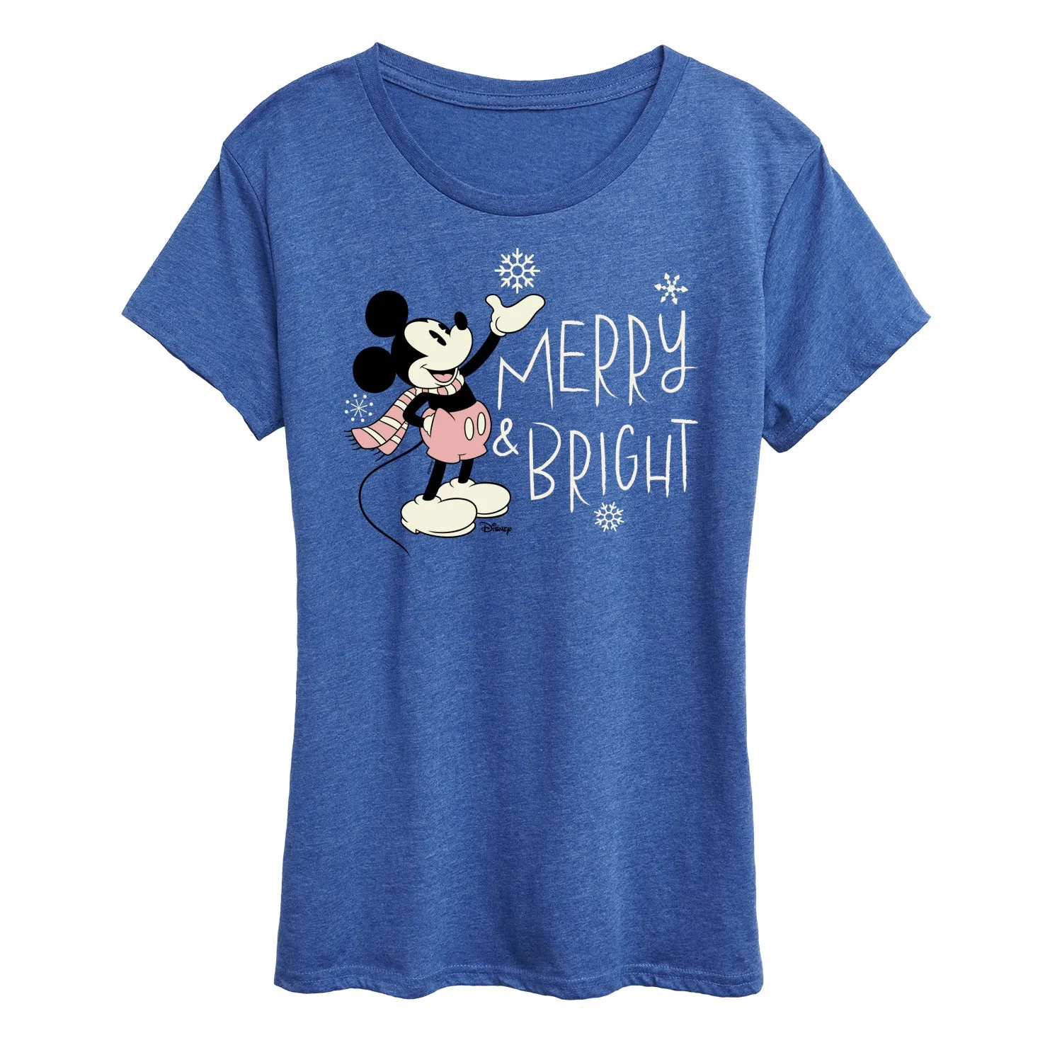 Disney - Merry And Bright - Women's Short Sleeve Graphic T-Shirt sold by Zulily product image thumbnail 3