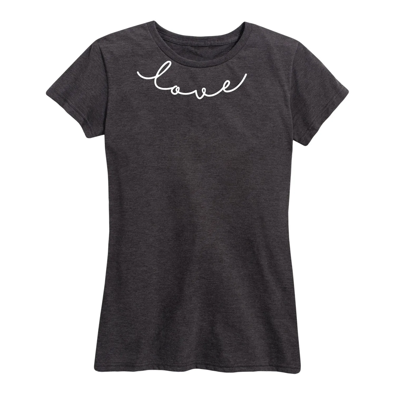 Instant Message - Valentine's Day Script Love - Women's Short Sleeve Graphic T-Shirt sold by Zulily product image thumbnail 2