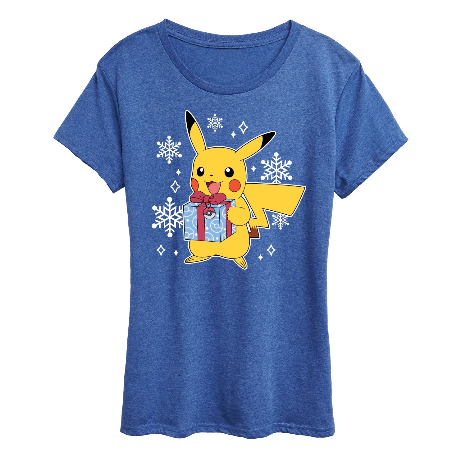 Pokémon - Pika Presents - Women's Short Sleeve Graphic T-Shirt sold by Zulily product image thumbnail 2