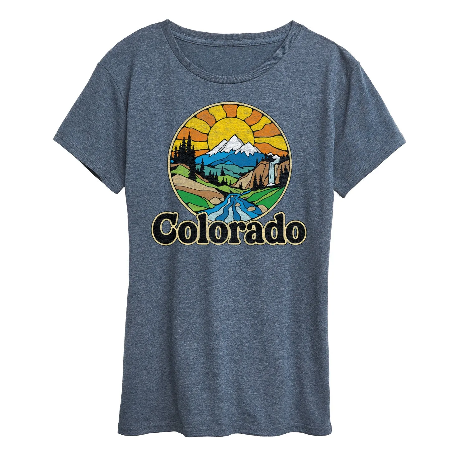Instant Message - Groovy Colorado - Vacation Destination - Women's Short Sleeve Graphic T-Shirt sold by Zulily product image thumbnail 2
