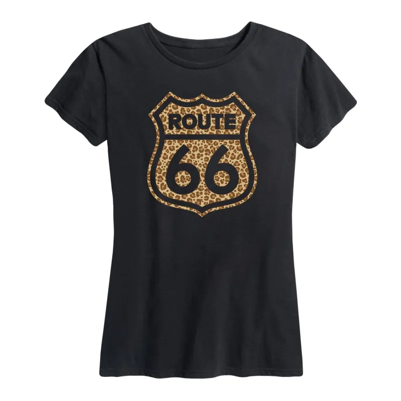 Instant Message - Route 66 - Women's Short Sleeve Graphic T-Shirt sold by Zulily