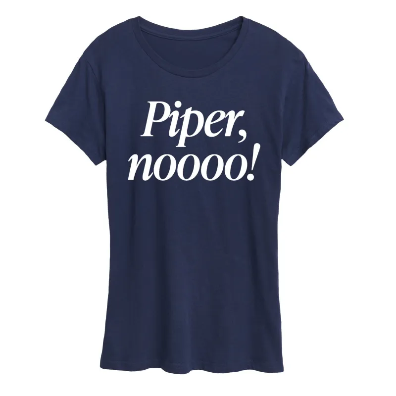 Instant Message - Piper No - Women's Short Sleeve Graphic T-Shirt sold by Zulily