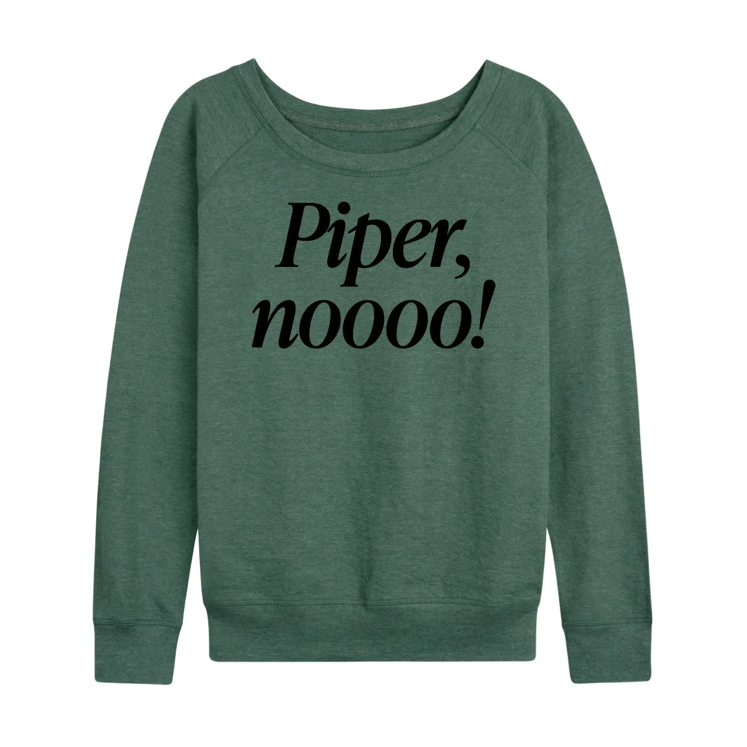 Instant Message - Piper No - Women's French Terry Long Sleeve Shirt sold by Zulily product image thumbnail 2