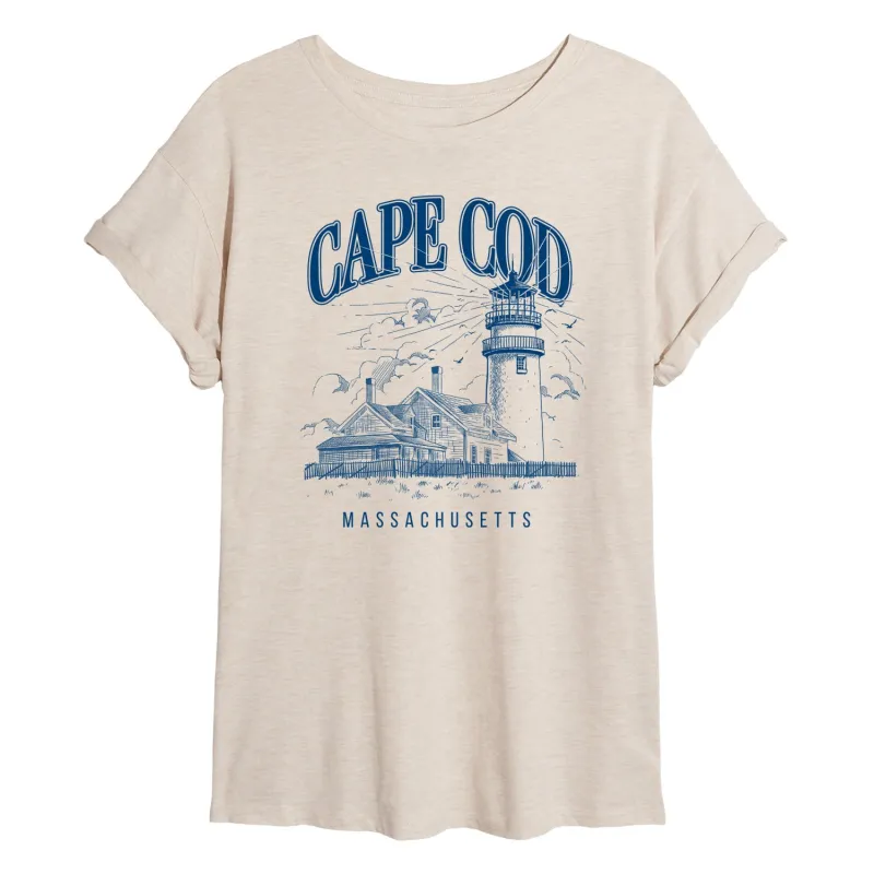 Instant Message - Cape Cod - Women's Oversized Graphic T-Shirt sold by Zulily