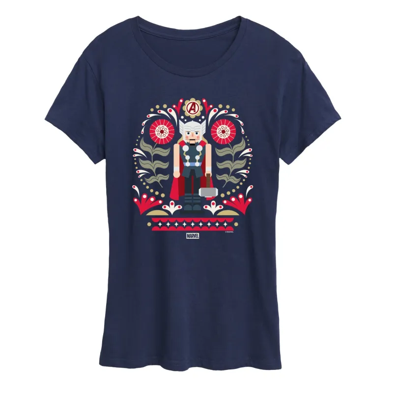 Marvel - Thor Nutcracker - Women's Short Sleeve Graphic T-Shirt sold by Zulily