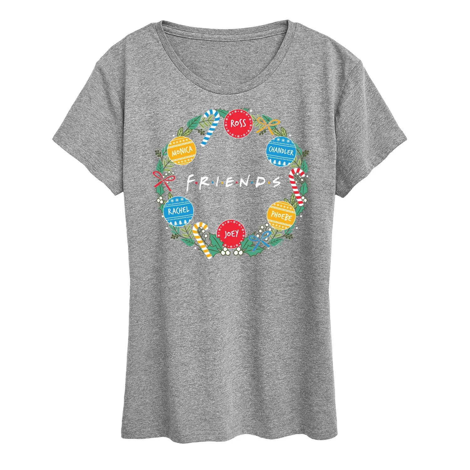 Friends - Wreath - Women's Short Sleeve Graphic T-Shirt sold by Zulily product image thumbnail 3