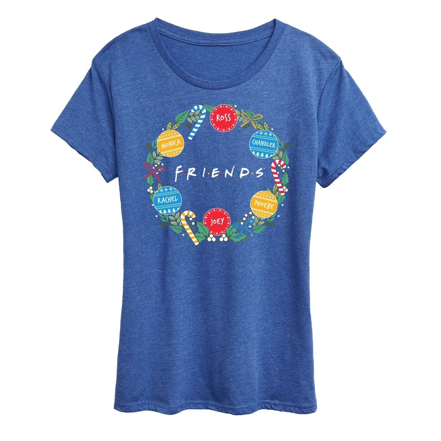 Friends - Wreath - Women's Short Sleeve Graphic T-Shirt sold by Zulily product image thumbnail 4