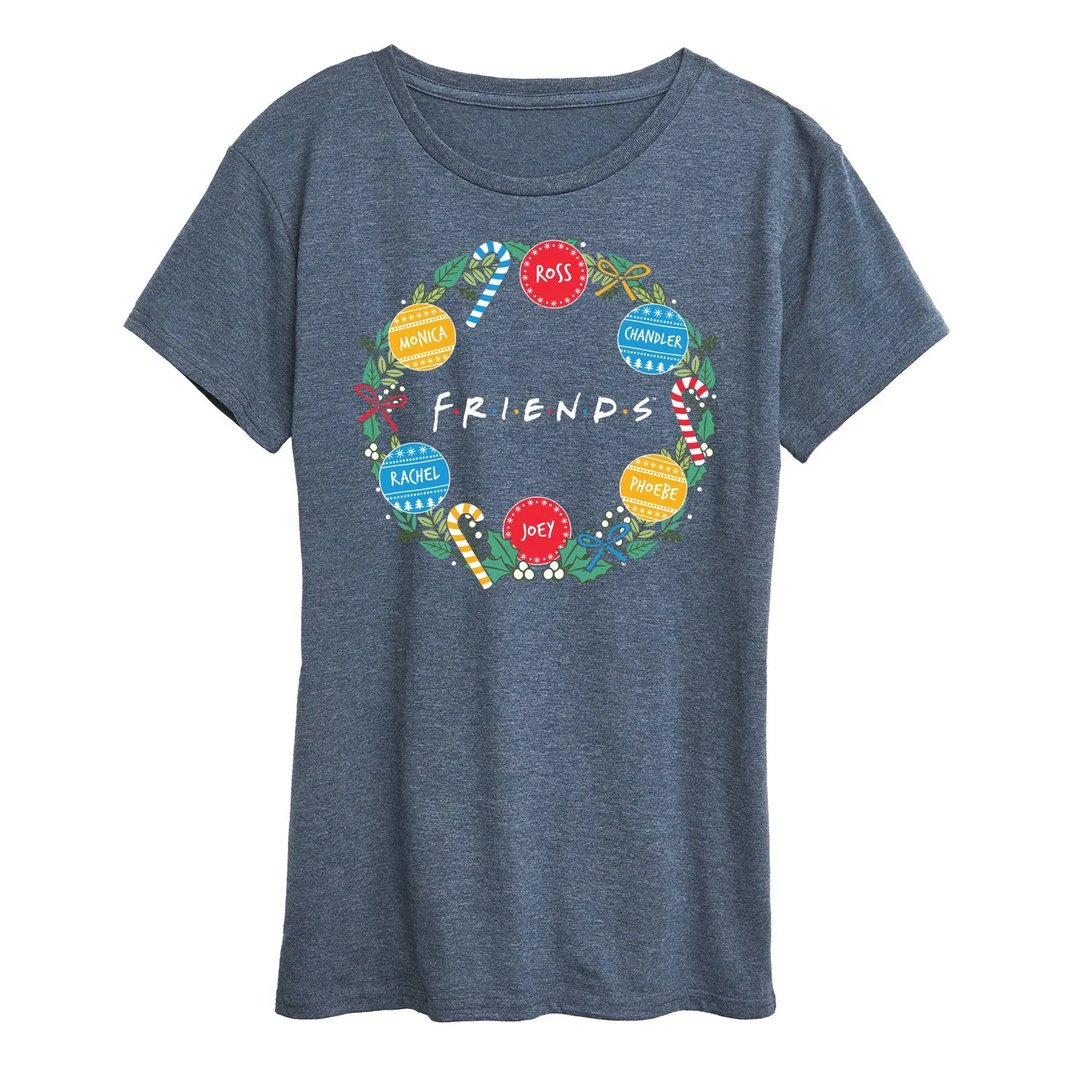 Friends - Wreath - Women's Short Sleeve Graphic T-Shirt sold by Zulily product image thumbnail 2