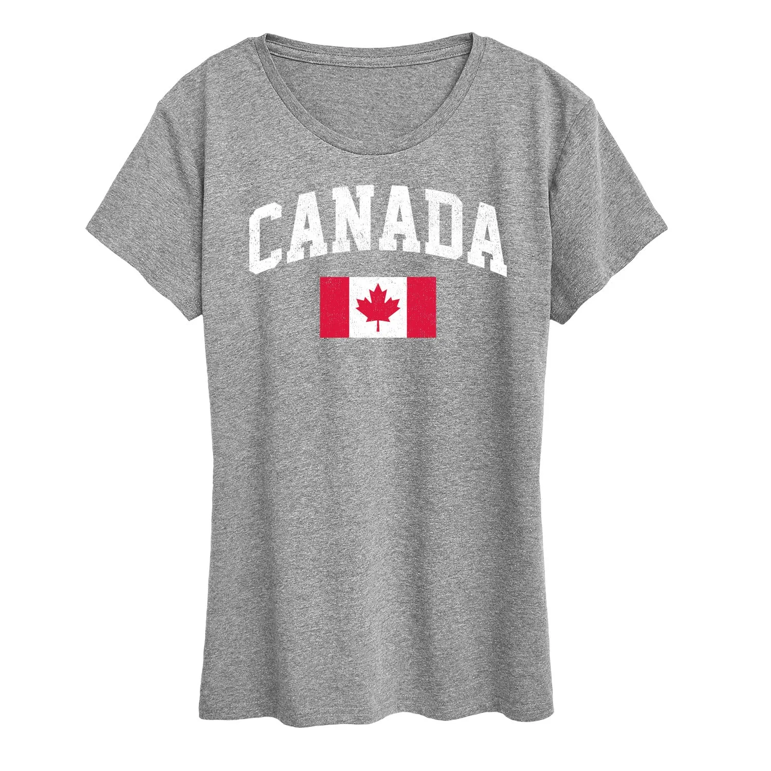 Instant Message - Canada Flag - Women's Short Sleeve Graphic T-Shirt sold by Zulily product image thumbnail 2