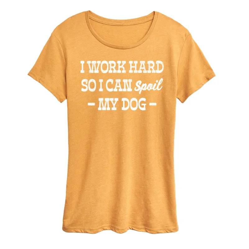 Instant Message - Spoil My Dog - Women's Raglan Graphic T-Shirt sold by Zulily