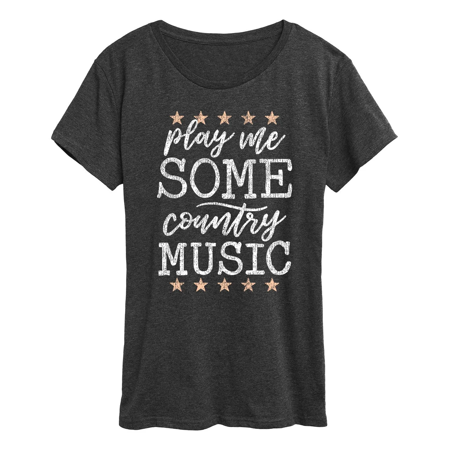 Instant Message - Play Me Some Country Music - Women's Short Sleeve Graphic T-Shirt sold by Zulily product image thumbnail 3
