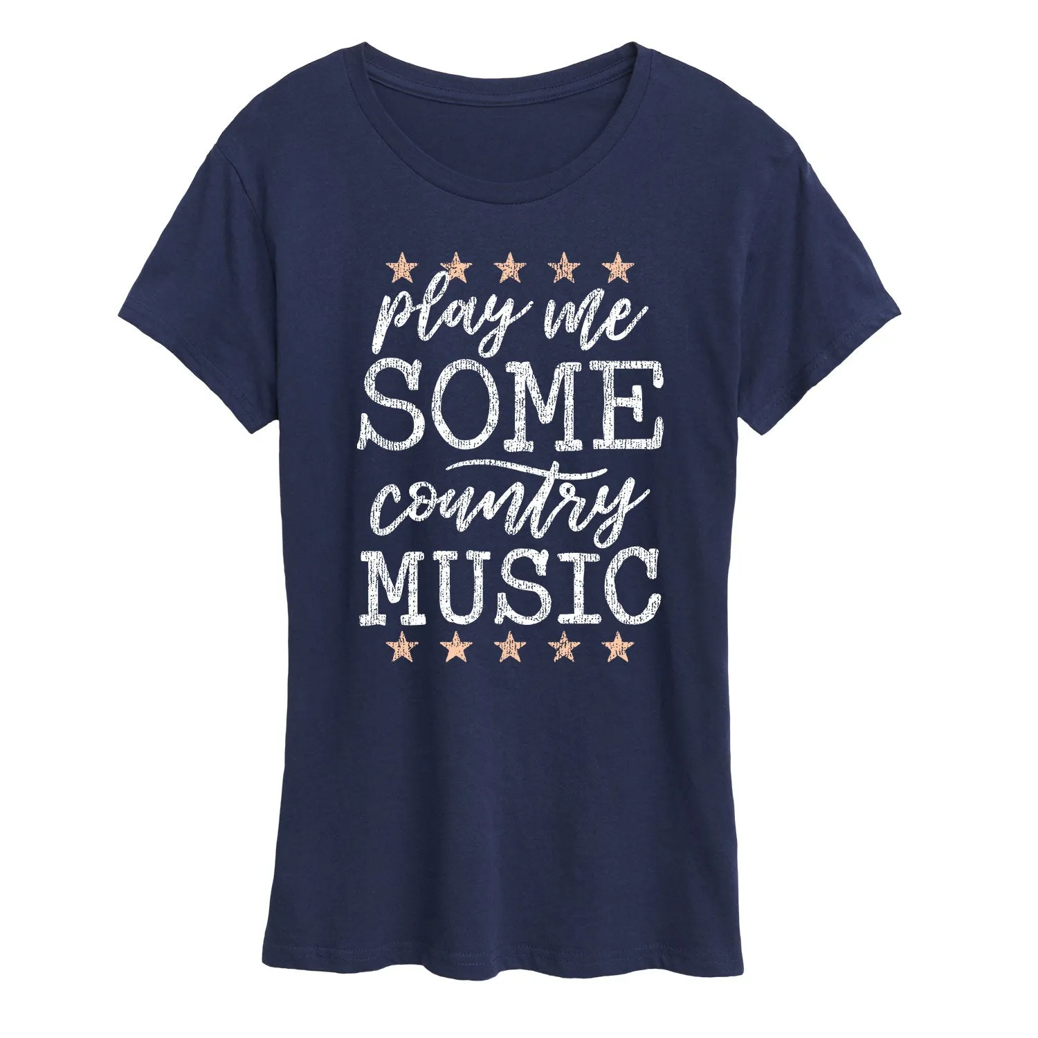 Instant Message - Play Me Some Country Music - Women's Short Sleeve Graphic T-Shirt sold by Zulily product image thumbnail 5