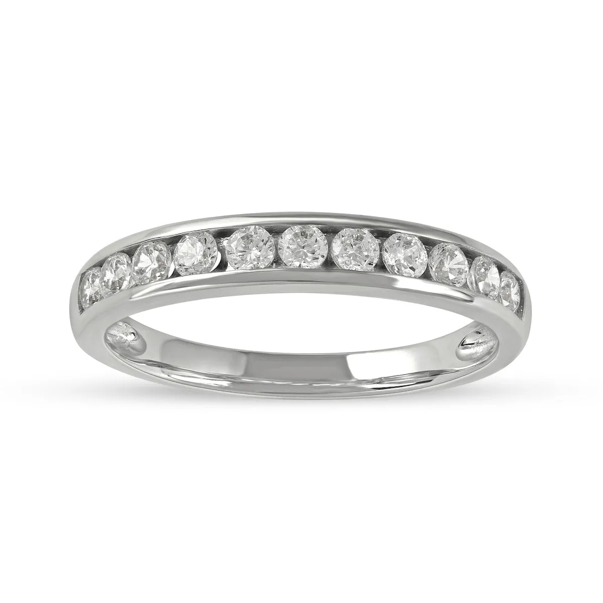 1/2ct TDW Diamond Womens Wedding Band in 14k Gold by DeCouer sold by Zulily product image thumbnail 5
