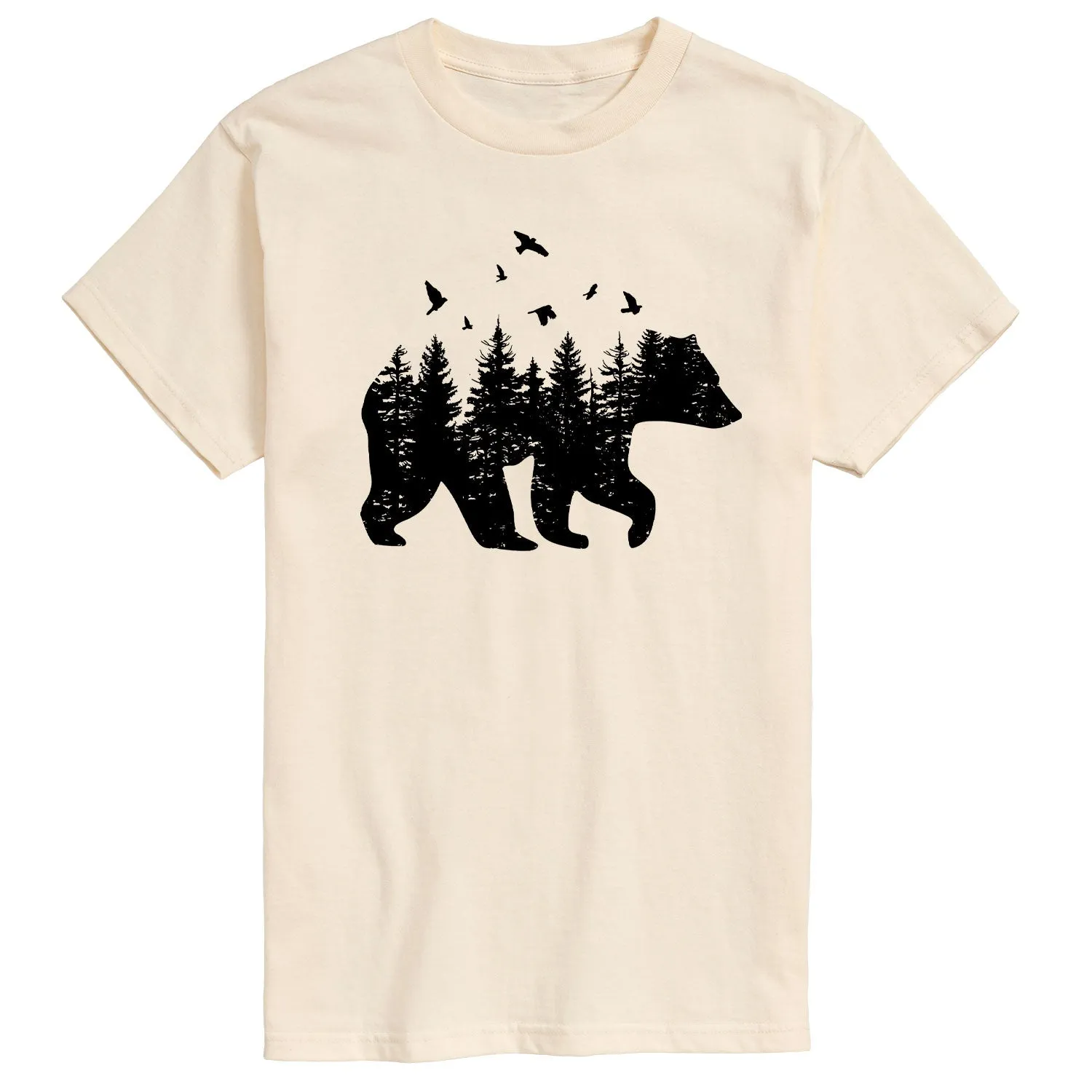 Instant Message - Forest Bear Silhouette - Men's Short Sleeve Graphic T-Shirt sold by Zulily product image thumbnail 3