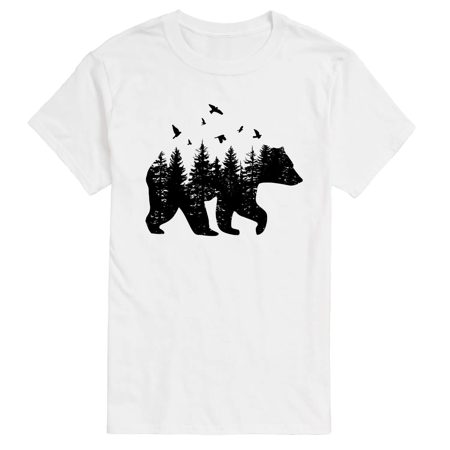 Instant Message - Forest Bear Silhouette - Men's Short Sleeve Graphic T-Shirt sold by Zulily product image thumbnail 5