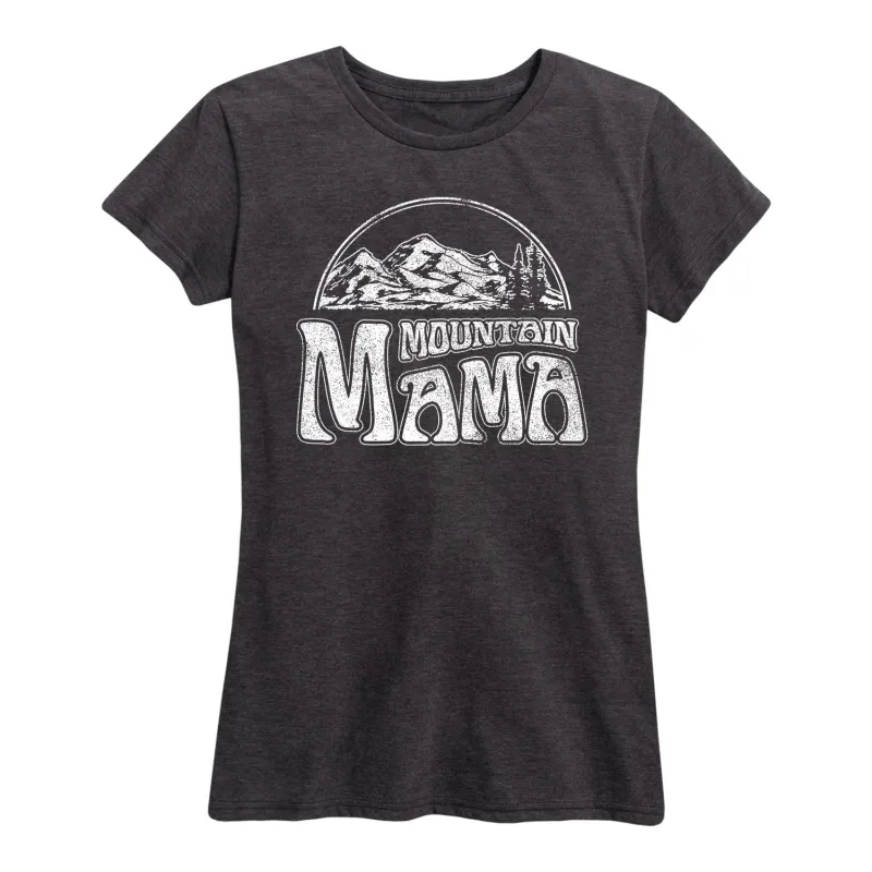 Instant Message - Mountain Mama - Women's Short Sleeve Graphic T-shirt sold by Zulily