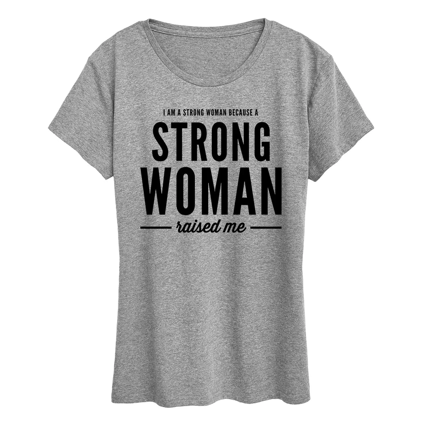Instant Message - Strong Woman - Women's Short Sleeve Graphic T-shirt sold by Zulily