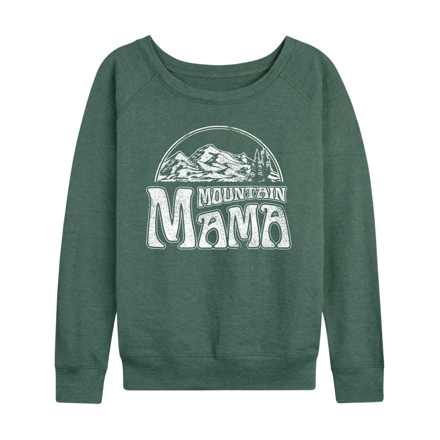 Instant Message - Mountain Mama - Women's French Terry Long Sleeve Pullover sold by Zulily