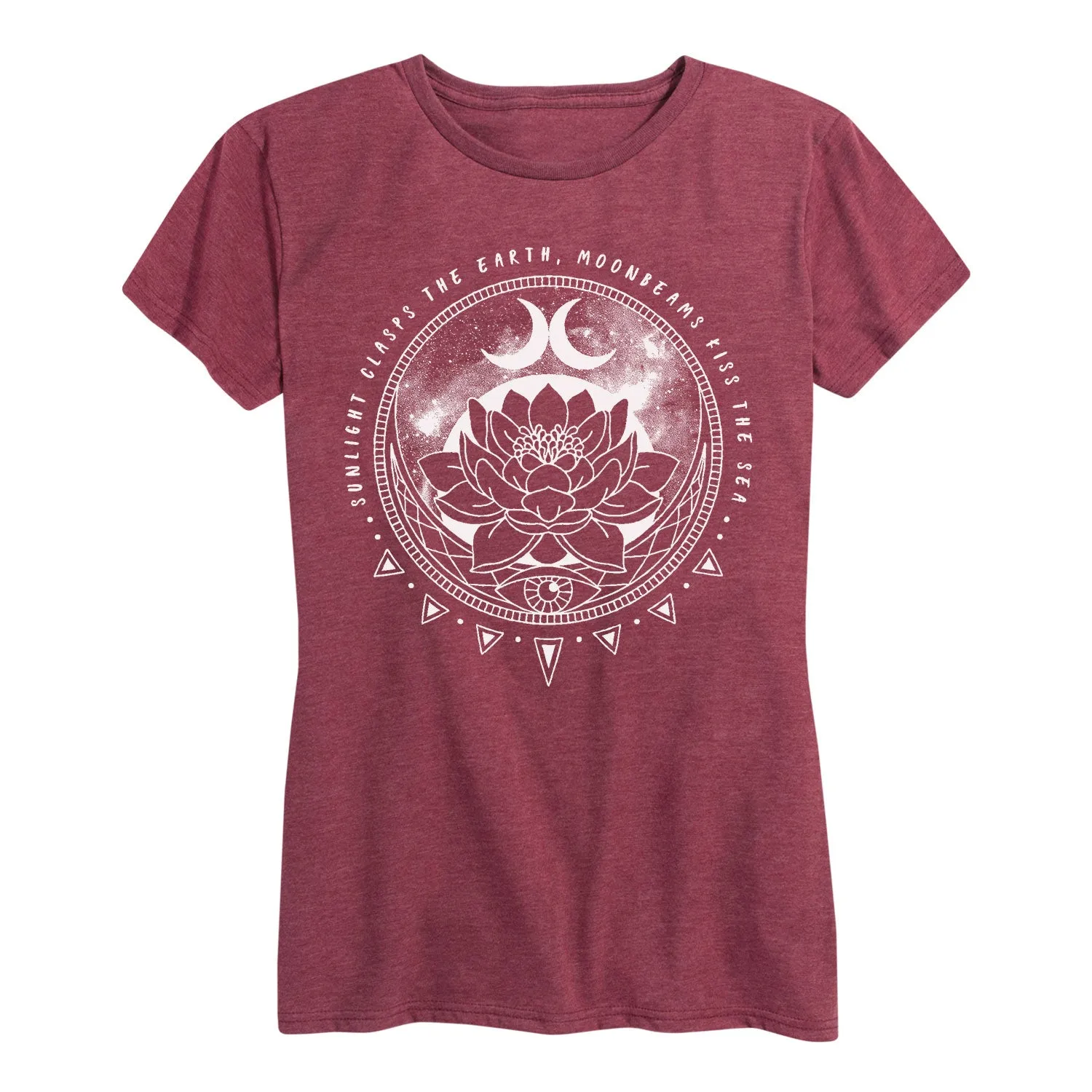 Instant Message - Astrological Lotus - Women's Short Sleeve Graphic T-shirt sold by Zulily product image thumbnail 4