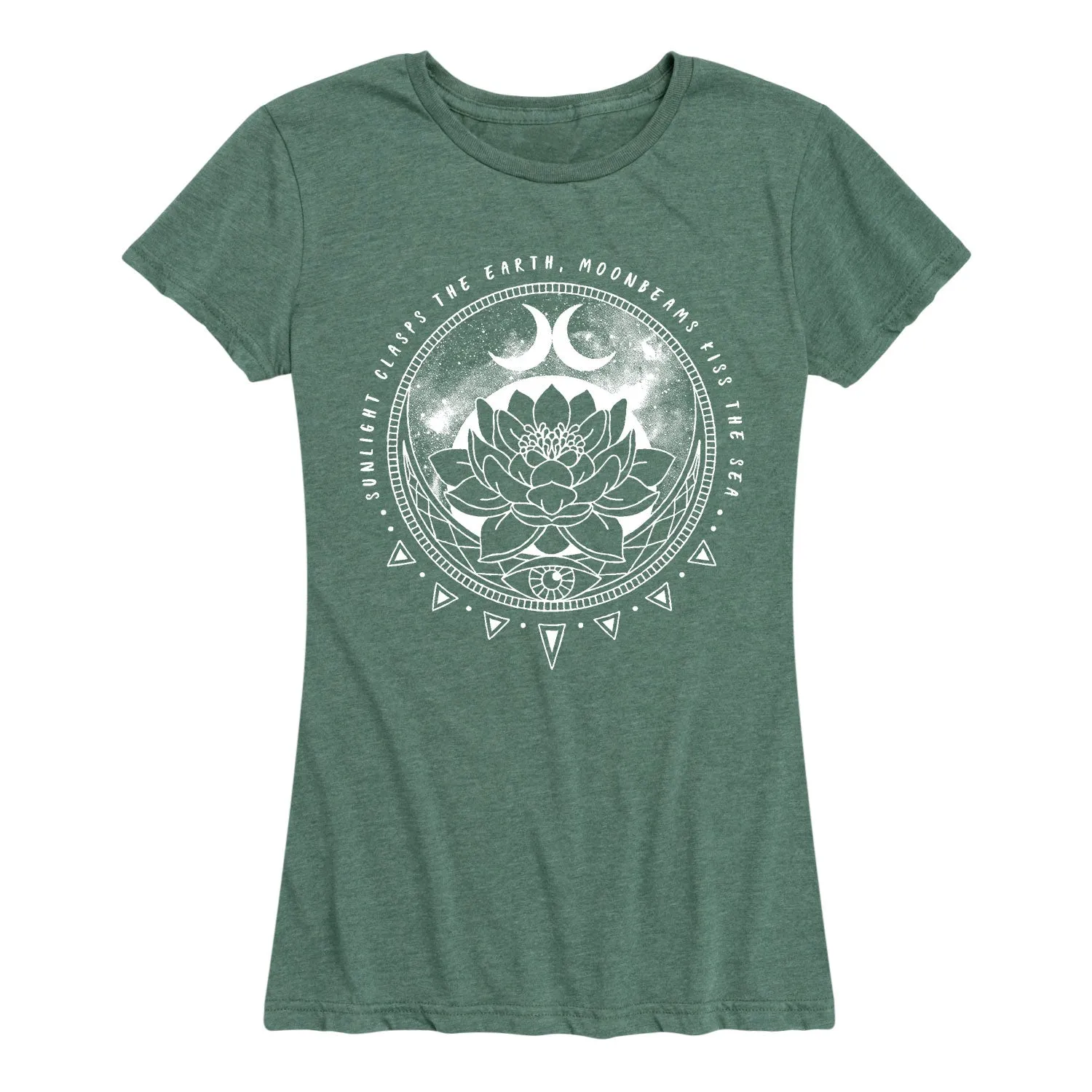 Instant Message - Astrological Lotus - Women's Short Sleeve Graphic T-shirt sold by Zulily product image thumbnail 3