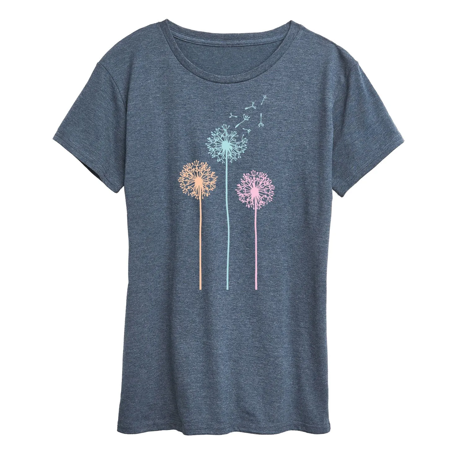 Instant Message - Pastel Dandelions - Women's Short Sleeve Graphic T-shirt sold by Zulily product image thumbnail 2
