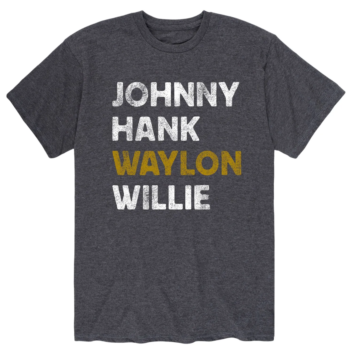 Instant Message - Johnny Hank Waylon Willie - Men's Short Sleeve Graphic T-shirt sold by Zulily product image thumbnail 3