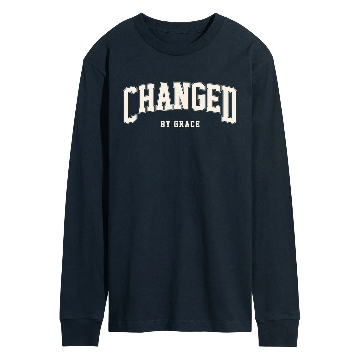 Instant Message - Changed By Grace Collegiate - Men's Long Sleeve Graphic T-Shirt sold by Zulily product image thumbnail 3